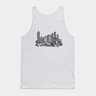 Atlanta, Georgia Skyline Tank Top